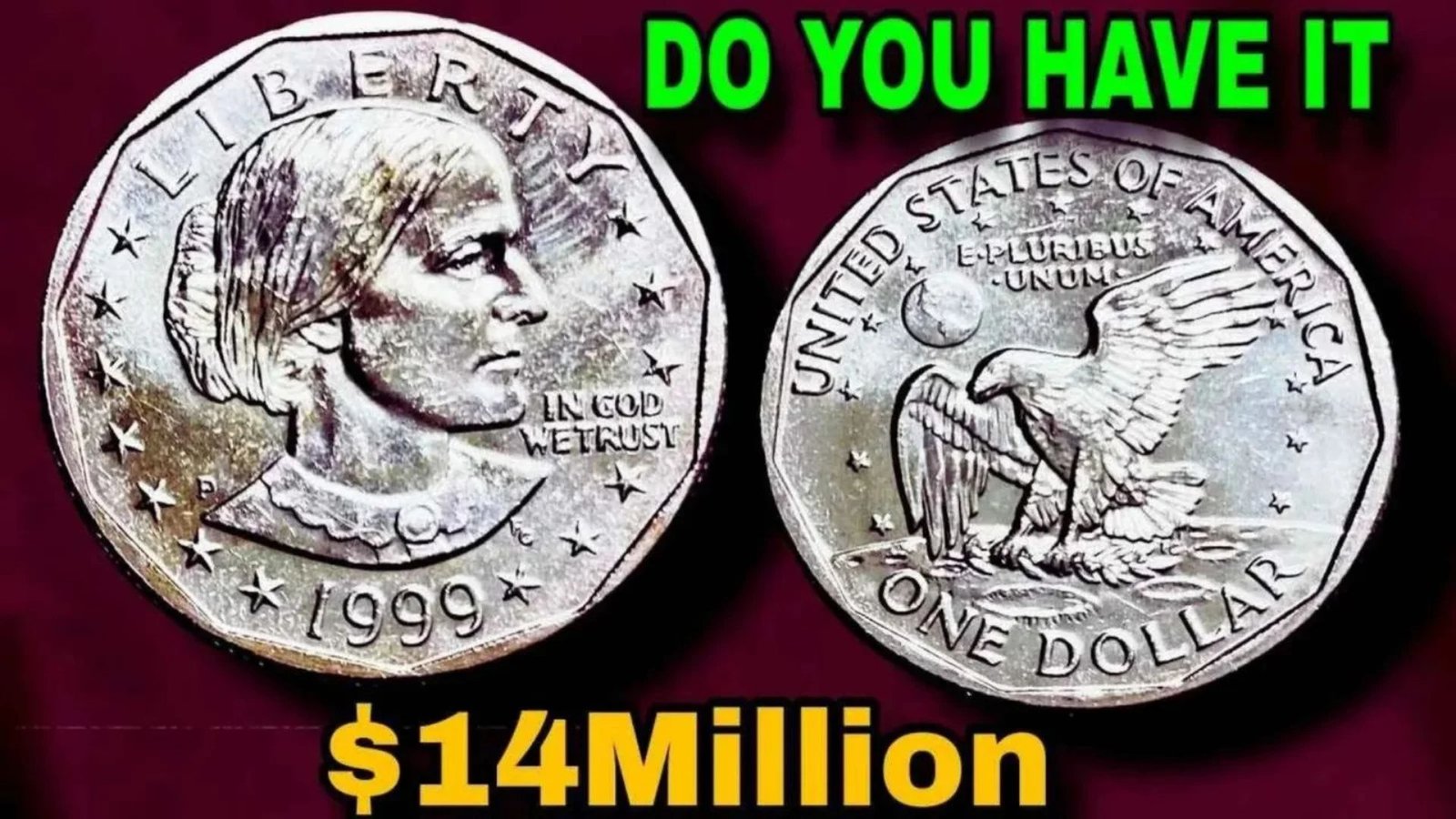 1999-P Susan B. Anthony Liberty One Dollar Coin: Most Valuable Old Coins